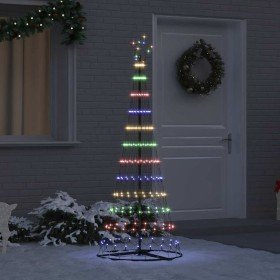 Árbol de Navidad LED Multicolor 71 x 71 x 184.5 cm Metal