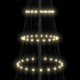 Árbol de Navidad LED Cálido 100 x 100 x 250 cm Metal