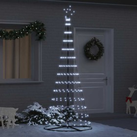 Árbol de Navidad LED con 290 LED Frío 100 x 100 x 250 cm Metal