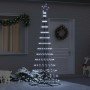 Árbol de Navidad LED con 290 LED Frío 100 x 100 x 250 cm Metal