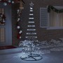 Árbol de Navidad LED con 290 LED Frío 100 x 100 x 250 cm Metal