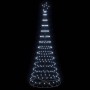 Árbol de Navidad LED con 290 LED Frío 100 x 100 x 250 cm Metal