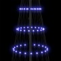 Árbol de Navidad LED con 290 LED Azul 100 x 100 x 250 cm Metal