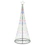 Árbol de Navidad LED Multicolor 100 x 100 x 250 cm Metal