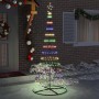 Árbol de Navidad LED Multicolor 100 x 100 x 250 cm Metal