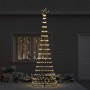 Árbol de Navidad LED Cálido 100.5 x 100.5 x 302.5 cm Metal