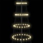 Árbol de Navidad LED Cálido 100.5 x 100.5 x 302.5 cm Metal