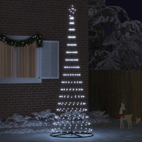 Árbol de Navidad LED Frío 100.5 x 100.5 x 302.5 cm Metal