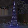 Árbol de Navidad LED Azul 100.5 x 100.5 x 302.5 cm Metal