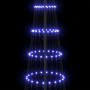 Árbol de Navidad LED Azul 100.5 x 100.5 x 302.5 cm Metal