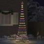 Árbol de Navidad LED Multicolor 100.5 x 100.5 x 302.5 cm Metal