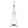 Árbol de Navidad LED Multicolor 100.5 x 100.5 x 302.5 cm Metal
