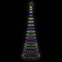 Árbol de Navidad LED Multicolor 100.5 x 100.5 x 302.5 cm Metal