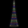 Árbol de Navidad LED Multicolor 100.5 x 100.5 x 302.5 cm Metal