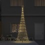 Árbol de Navidad LED Cálido 138.5 x 138.5 x 399 cm Metal