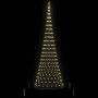 Árbol de Navidad LED Cálido 138.5 x 138.5 x 399 cm Metal