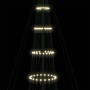 Árbol de Navidad LED Cálido 138.5 x 138.5 x 399 cm Metal
