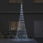 Árbol de Navidad LED Frío 138.5 x 138.5 x 399 cm Metal