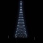 Árbol de Navidad LED Frío 138.5 x 138.5 x 399 cm Metal