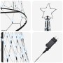 Árbol de Navidad LED Frío 138.5 x 138.5 x 399 cm Metal