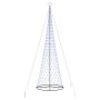 Árbol de Navidad LED Azul 138.5 x 138.5 x 399 cm Metal