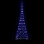 Árbol de Navidad LED Azul 138.5 x 138.5 x 399 cm Metal
