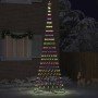Árbol de Navidad LED Multicolor 138.5 x 138.5 x 399 cm Metal