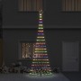 Árbol de Navidad LED Multicolor 138.5 x 138.5 x 399 cm Metal