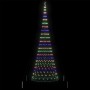 Árbol de Navidad LED Multicolor 138.5 x 138.5 x 399 cm Metal