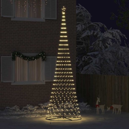 Árbol de Navidad LED Cálido 160 x 160 x 500 cm Metal