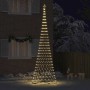Árbol de Navidad LED Cálido 160 x 160 x 500 cm Metal
