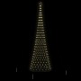 Árbol de Navidad LED Cálido 160 x 160 x 500 cm Metal