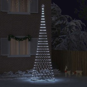Árbol de Navidad LED con 550 LED Frío 160 x 160 x 500 cm Metal