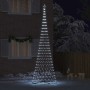 Árbol de Navidad LED con 550 LED Frío 160 x 160 x 500 cm Metal