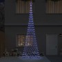 Árbol de Navidad LED con 550 LED Azul 160 x 160 x 500 cm Metal