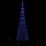 Árbol de Navidad LED con 550 LED Azul 160 x 160 x 500 cm Metal