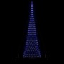Árbol de Navidad LED con 550 LED Azul 160 x 160 x 500 cm Metal