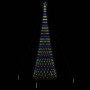 Árbol de Navidad LED Multicolor 160 x 160 x 500 cm Metal
