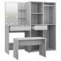 Sonoma Gray Plywood LED Vanity Set by vidaXL, Bedroom furniture sets - Ref: Foro24-3114105, Price: 215,42 €, Discount: %