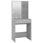 Sonoma Gray Plywood LED Vanity Set by vidaXL, Bedroom furniture sets - Ref: Foro24-3114105, Price: 215,42 €, Discount: %