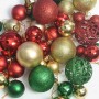Juego de Esferas de Navidad 61 pcs Multicolor Plástico