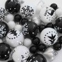 Juego de Esferas de Navidad 40 pcs Negro y