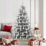 Decoración para Árbol de Navidad 40 pcs Plateado