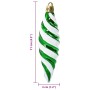 Decoración para Árbol de Navidad 40 pcs Verde
