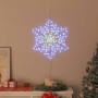 Copos de nieve navideños Azul 55.5 x 55.5 x 0.75 cm PVC