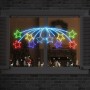 Estrella de Navidad con 432 LED Multicolor 180 x 57 cm PVC