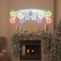 Estrella de Navidad con 432 LED Multicolor 180 x 57 cm PVC