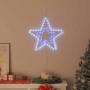 Estrella de Navidad con 72 LED Frío 51.5 x 50 x 0.65 cm Hierro