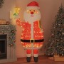 Santa Claus Navideño con 200 LED Cálido 100 x 180 cm tela