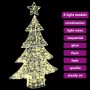 Árbol de Navidad con 100 LED cálido 120 cm Acrílico